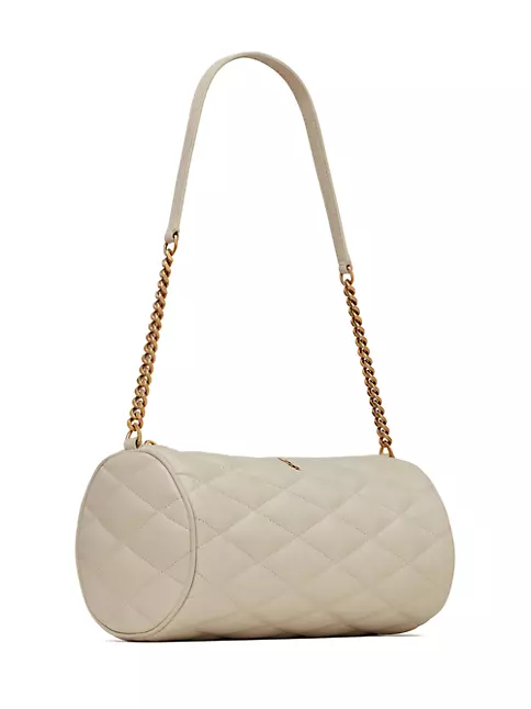Shop Saint Laurent Small Sade Tube Bag in Quilted Lambskin