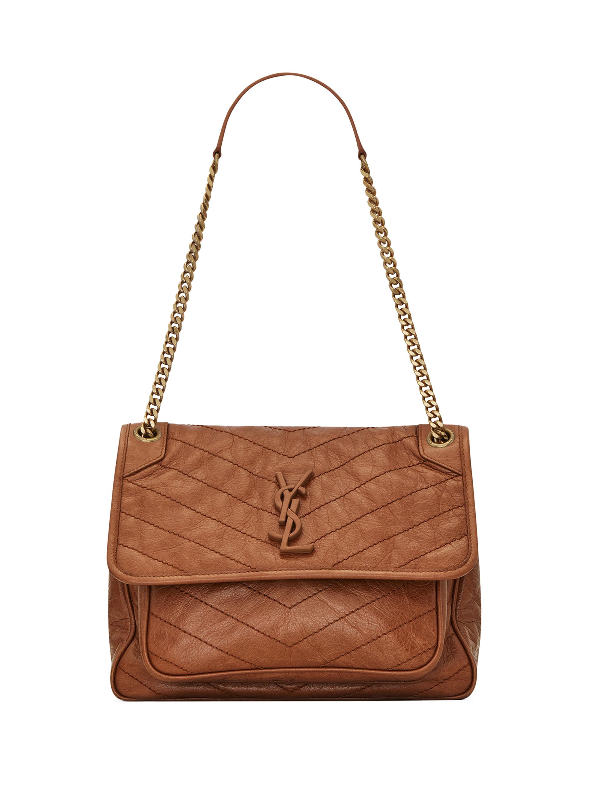 バッグ Yves Saint Laurent Naja Leather Shoulder Yves Saint Laurent Black Quilted Leather Le 57 Shoulder Bag