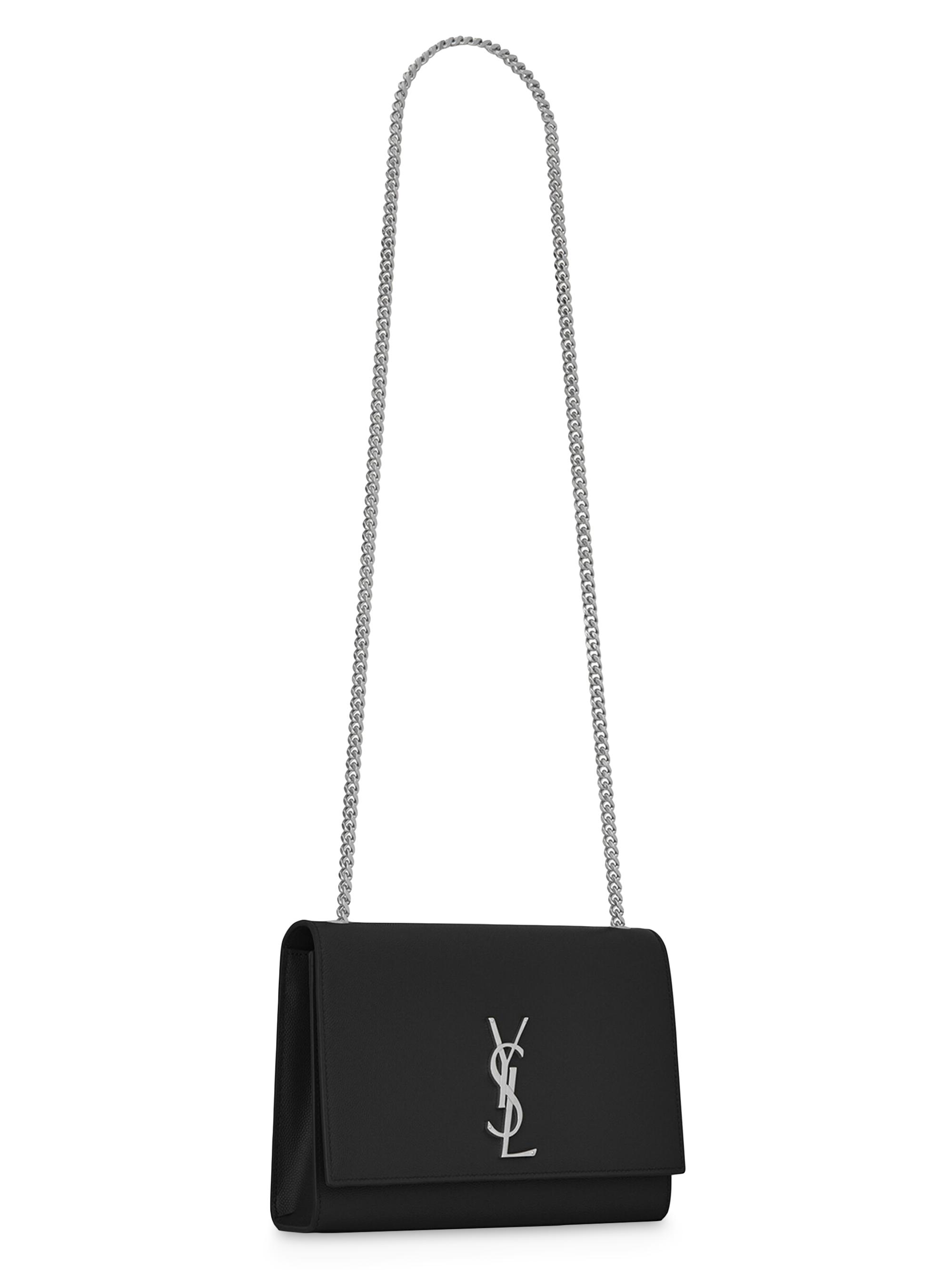 Saint Laurent Medium Kate Grained Leather Shoulder Bag | Saks