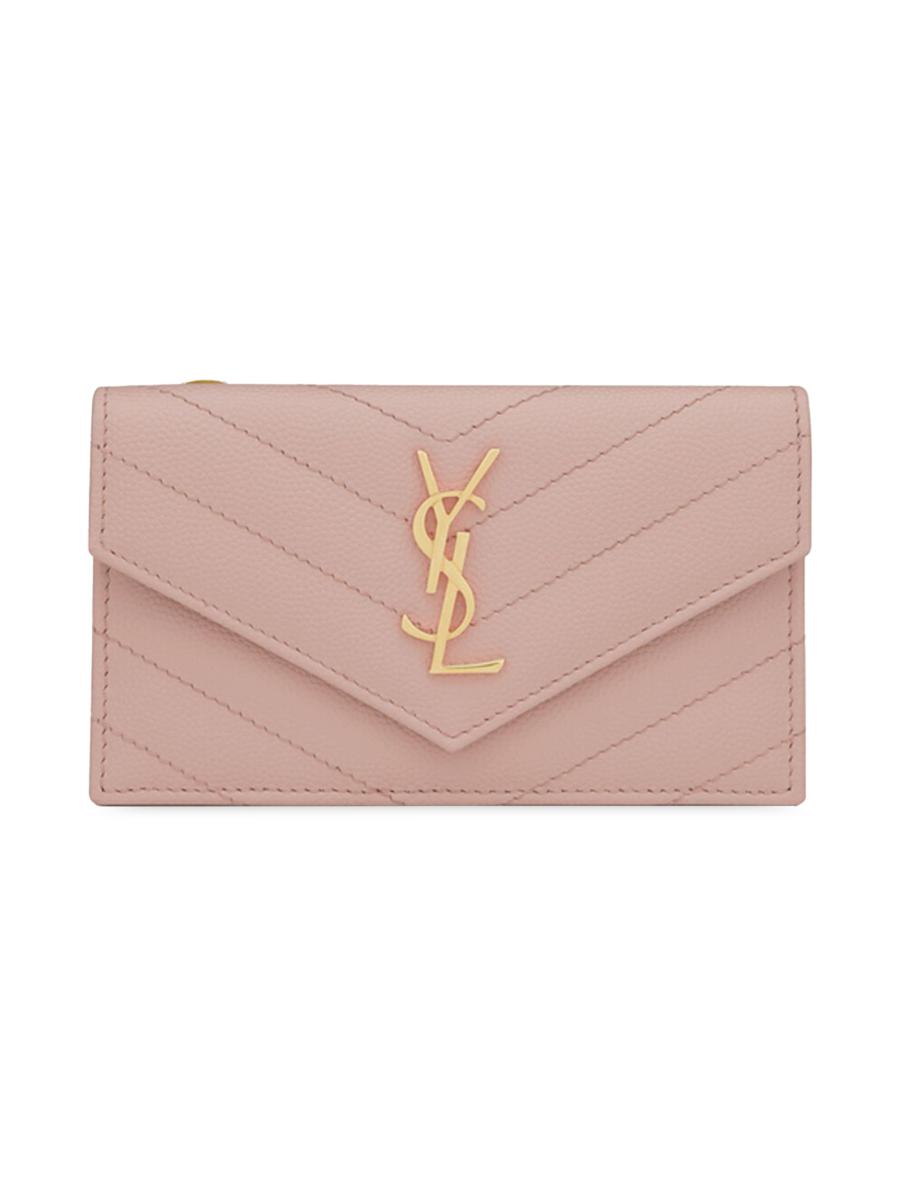 【SAINT LAURENT】cassandre matelasse card case 二つ折財布 0400018014036_BLANCVINTAGE?wid