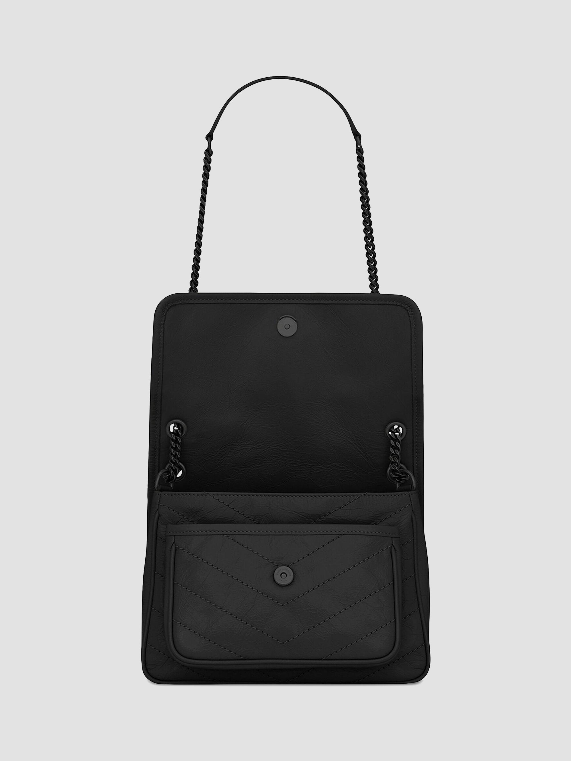 Saint Laurent Niki Baby Shoulder Bag in Vintage Leather | Saks