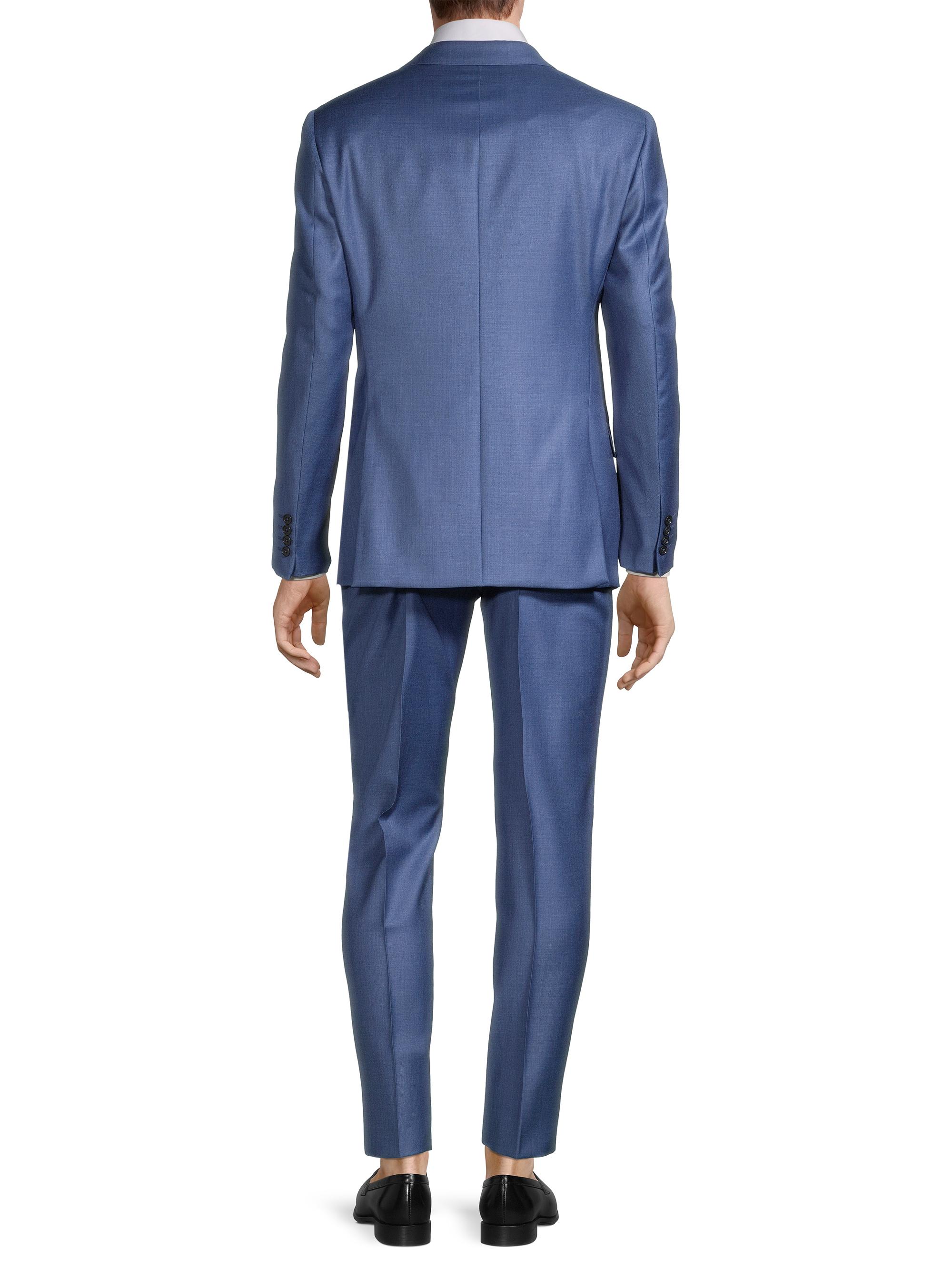 Emporio Armani Solid Virgin Wool Suit | Saks Fifth Avenue