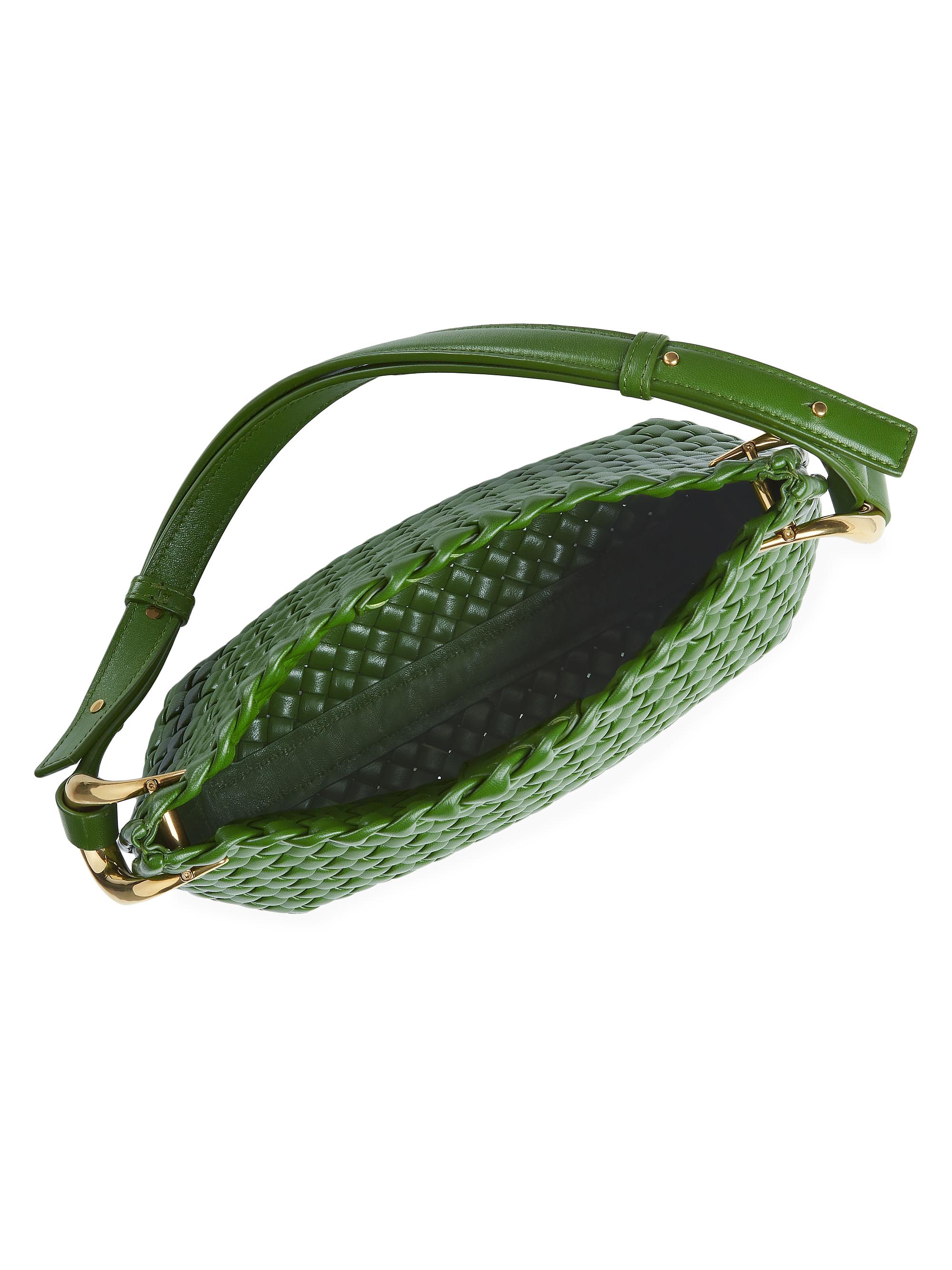 バッグ BOTTEGA VENETA INTRECCIATO SHOULDER BAG Bottega Veneta // Black Intrecciato Shoulder Bag – VSP