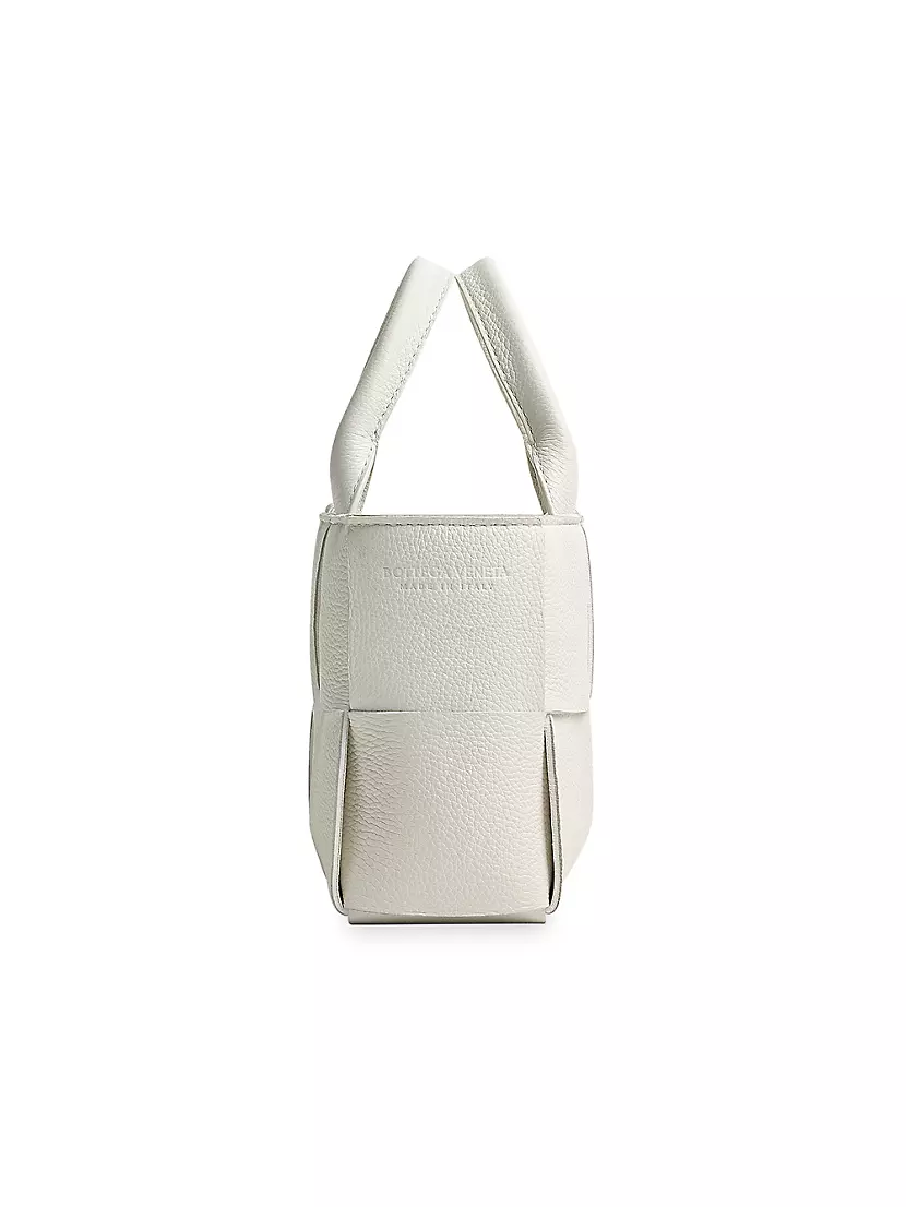 Bottega Veneta Arco Small Palmellato Calfskin Flap Shoulder Bag