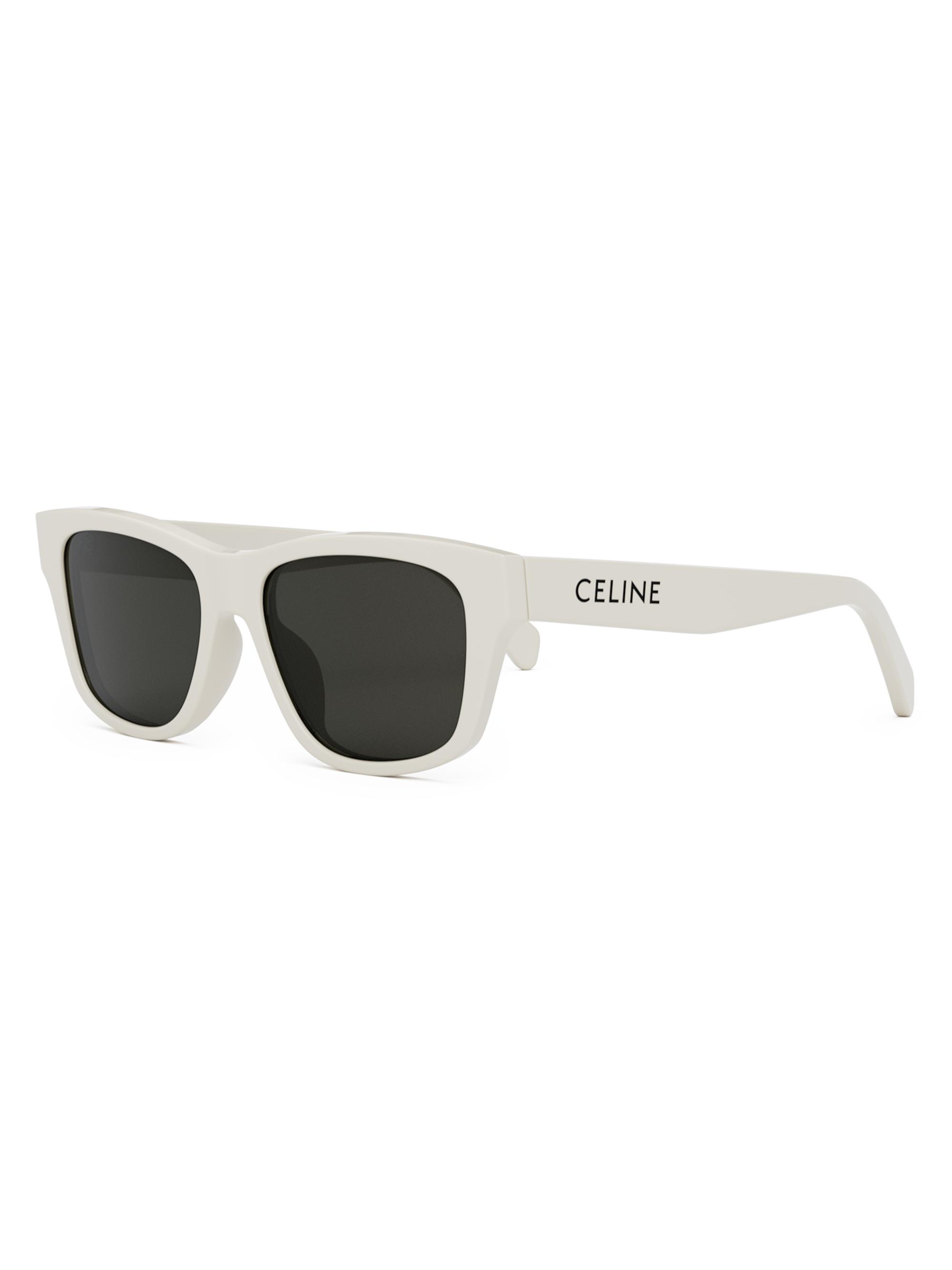 CELINE Monochroms 56MM Rectangular Sunglasses | Saks Fifth Avenue