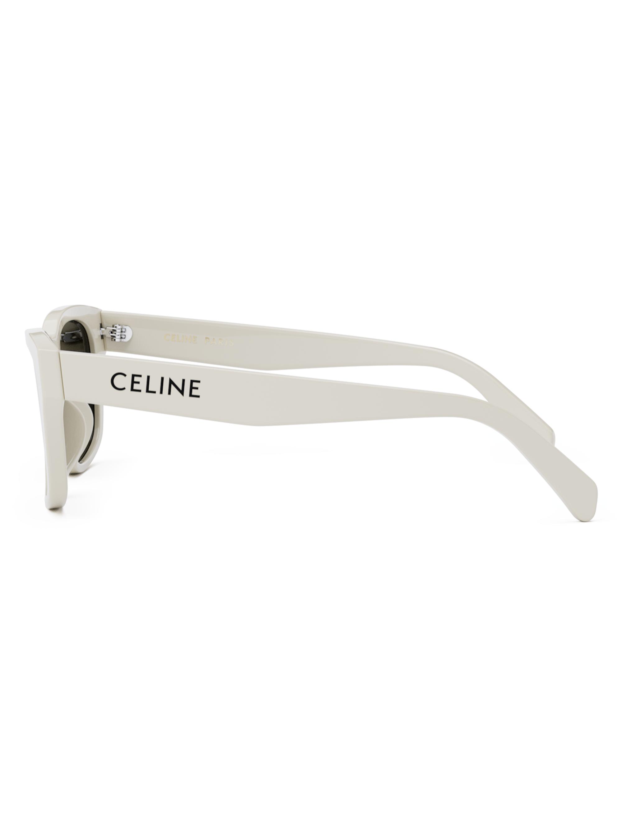 CELINE Monochroms 56MM Rectangular Sunglasses | Saks Fifth Avenue
