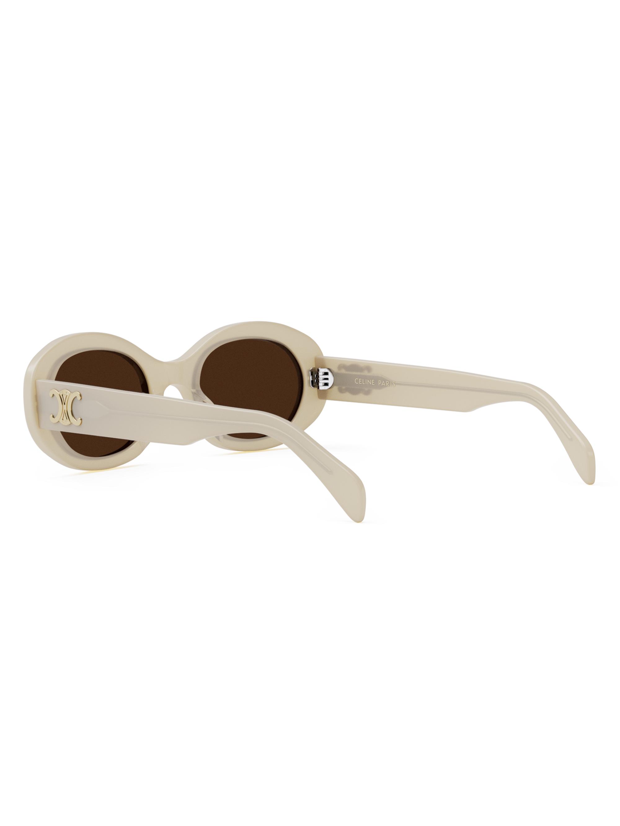 CELINE Triomphe 51MM Oval Sunglasses | Saks Fifth Avenue