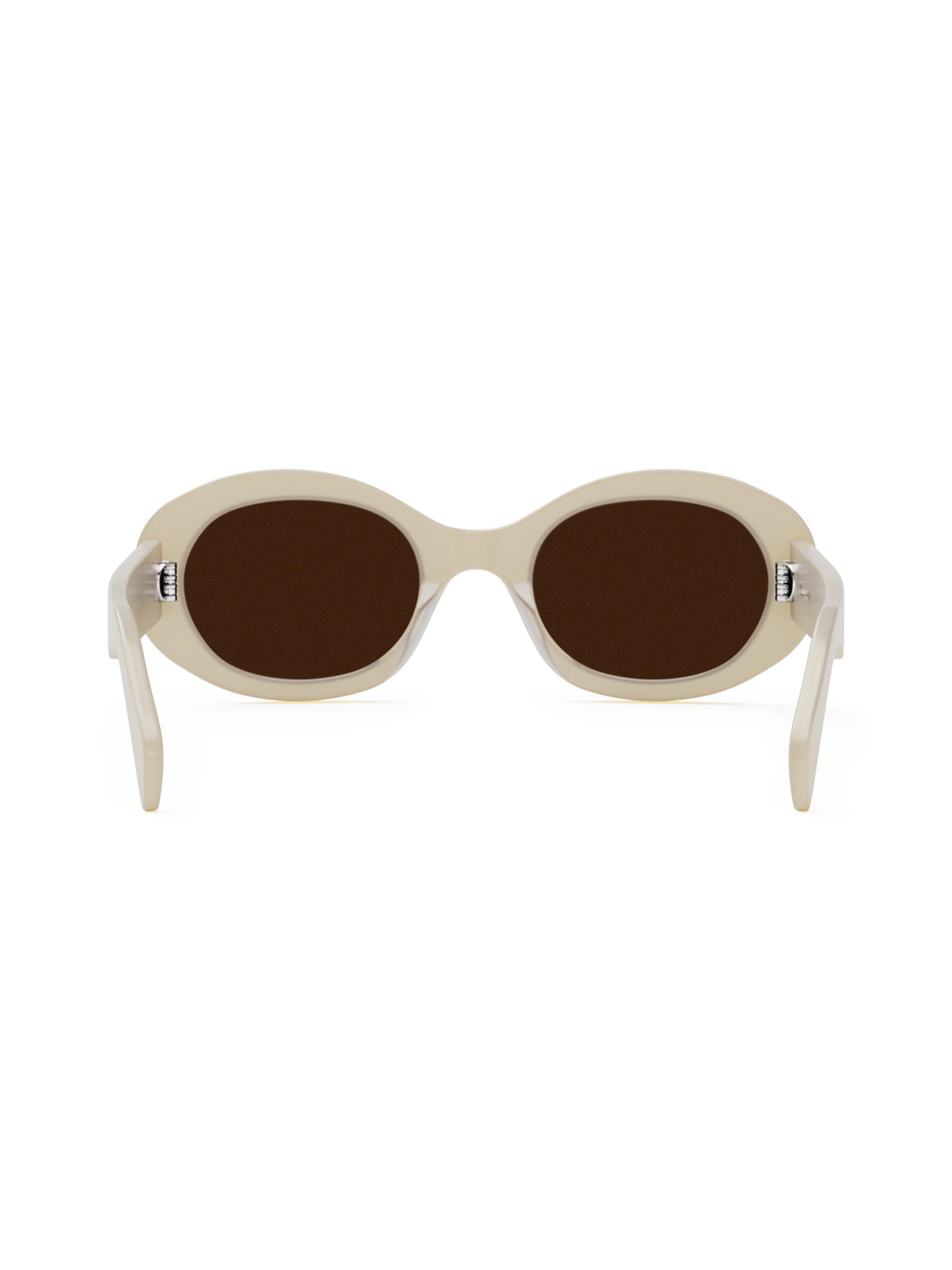 CELINE Triomphe 51MM Oval Sunglasses | Saks Fifth Avenue