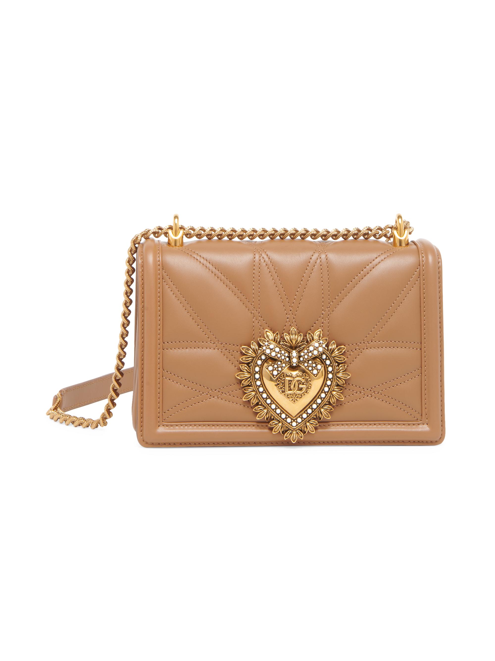 Dolce&Gabbana Large Devotion Quilted Leather Shoulder Bag | Saks