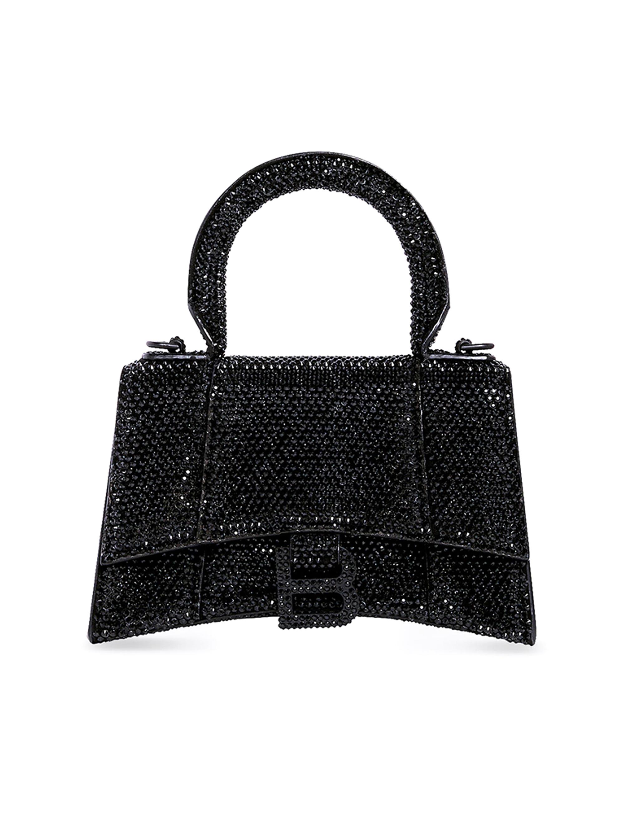 Balenciaga Hourglass Small Handbag Crocodile Embossed | Saks Fifth