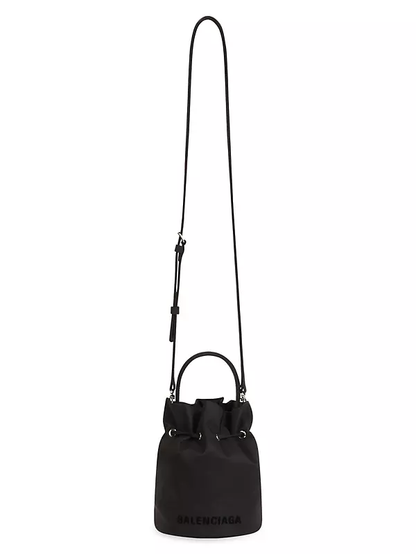 Balenciaga Wheel XS drawstring bucket bag - ShopStyle