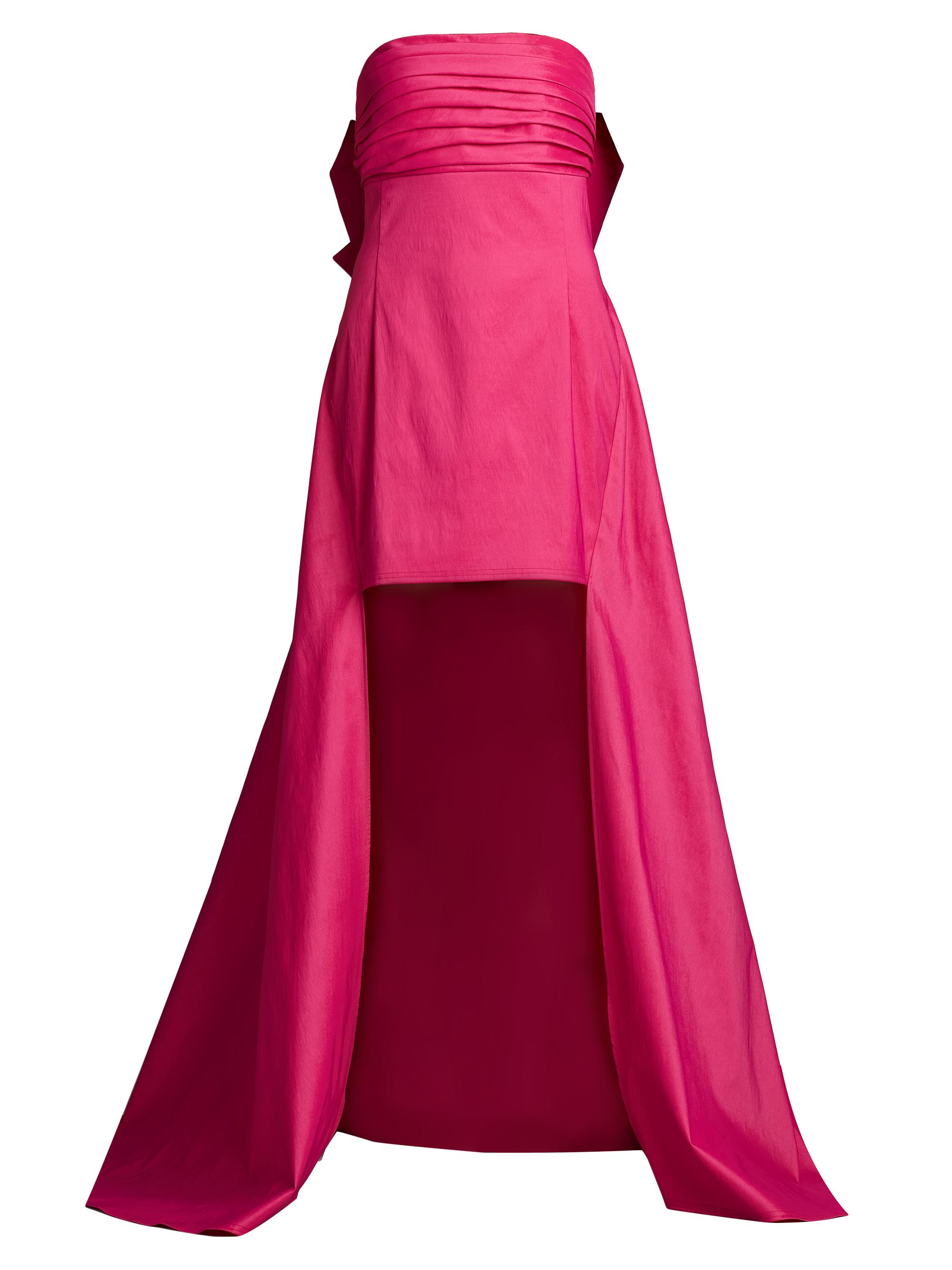 Tadashi Shoji Women's Strapless High-Low Gown - Rose Pink