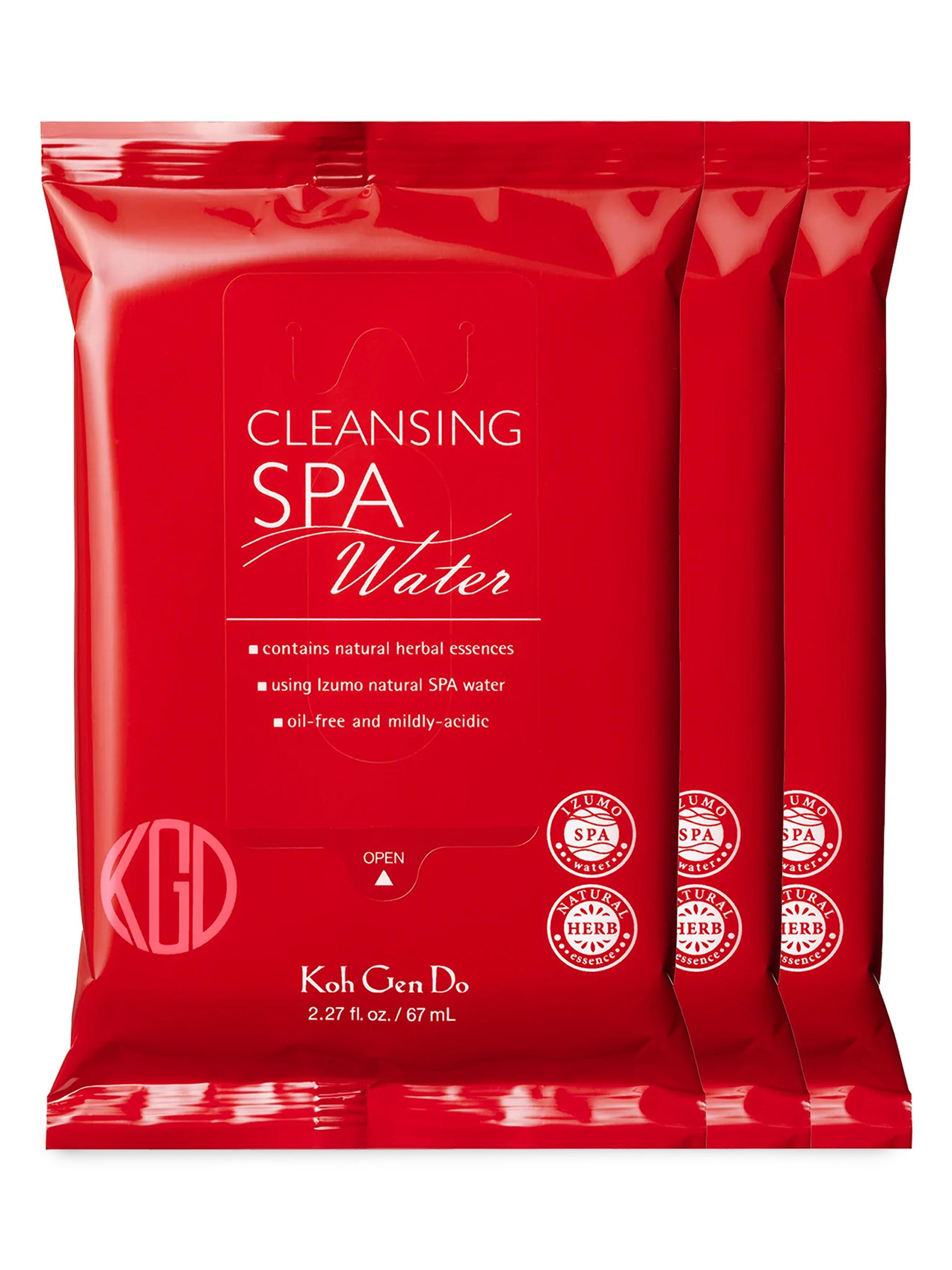 Koh Gen Do Women's Spa Cleansing Water Cloths 3-Pack