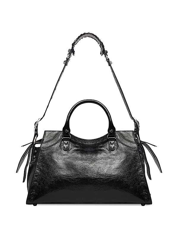 Shop Balenciaga Neo Cagole City Handbag With Rhinestones Shop Balenciaga Neo Cagole City Handbag With Rhinestones