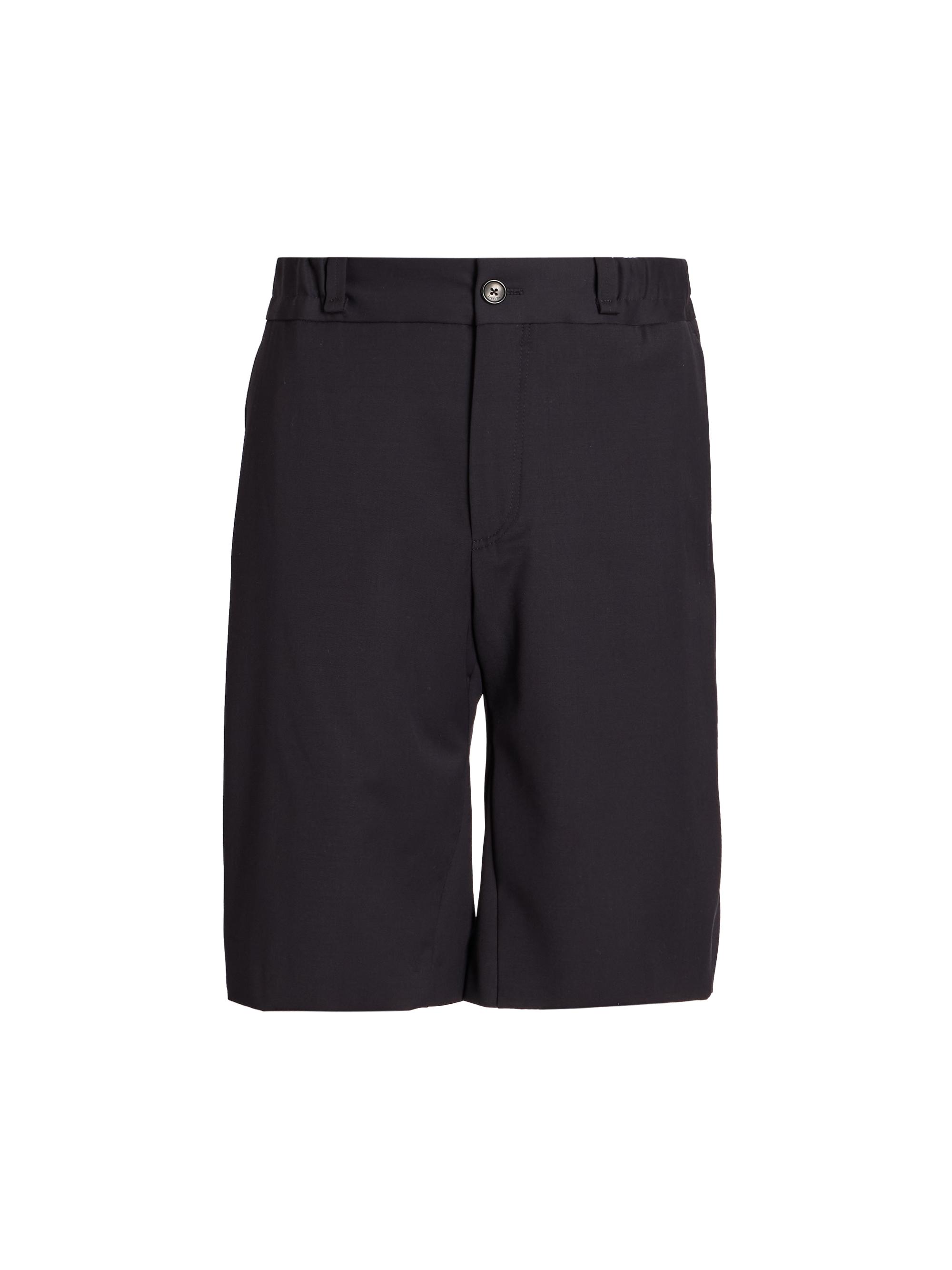 Lanvin Men's Tailored Wool-Blend Shorts - Midnight Blue