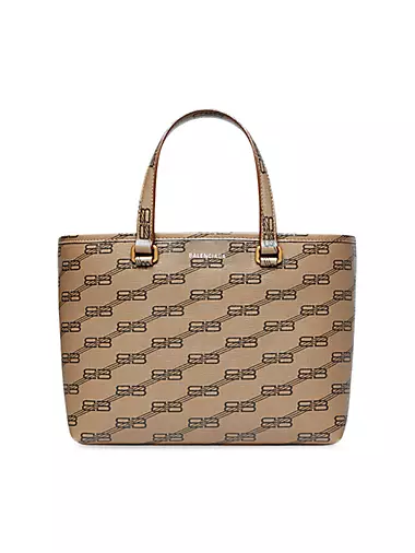 Louis Vuitton Fondation Off-White/Brown Canvas Tote Bag & Makeup Pouch with  Box