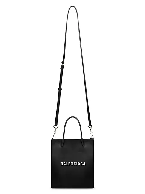 Balenciaga Ladies White Leather XXS Shopping North South Tote Bag 597858  0AI2N 9000 2004002728069 - Handbags - Jomashop