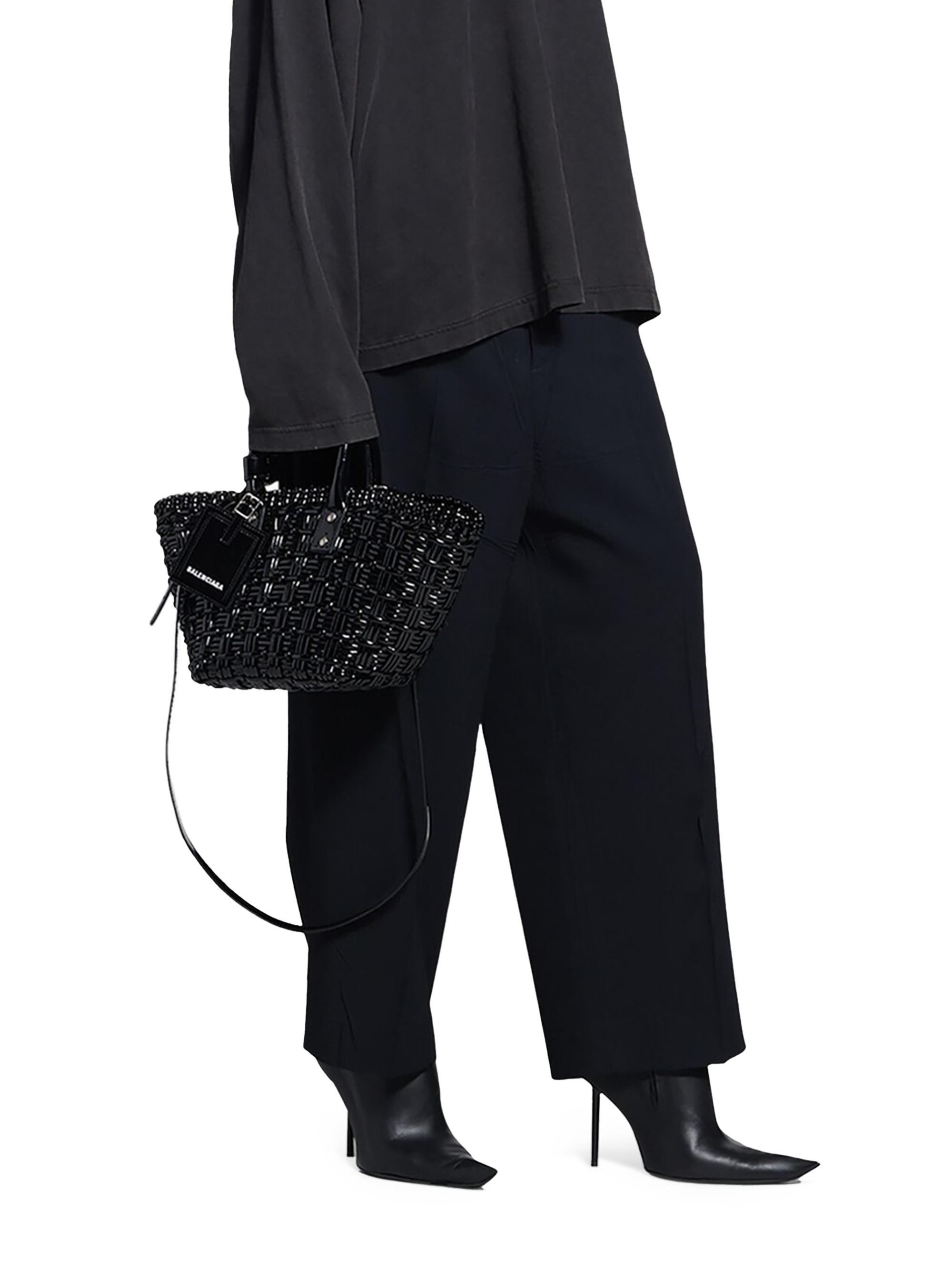 BALENCIAGA ビストロXSブラック かごバッグ Balenciaga bistro xs ブラック Balenciaga Bistro XS Basket