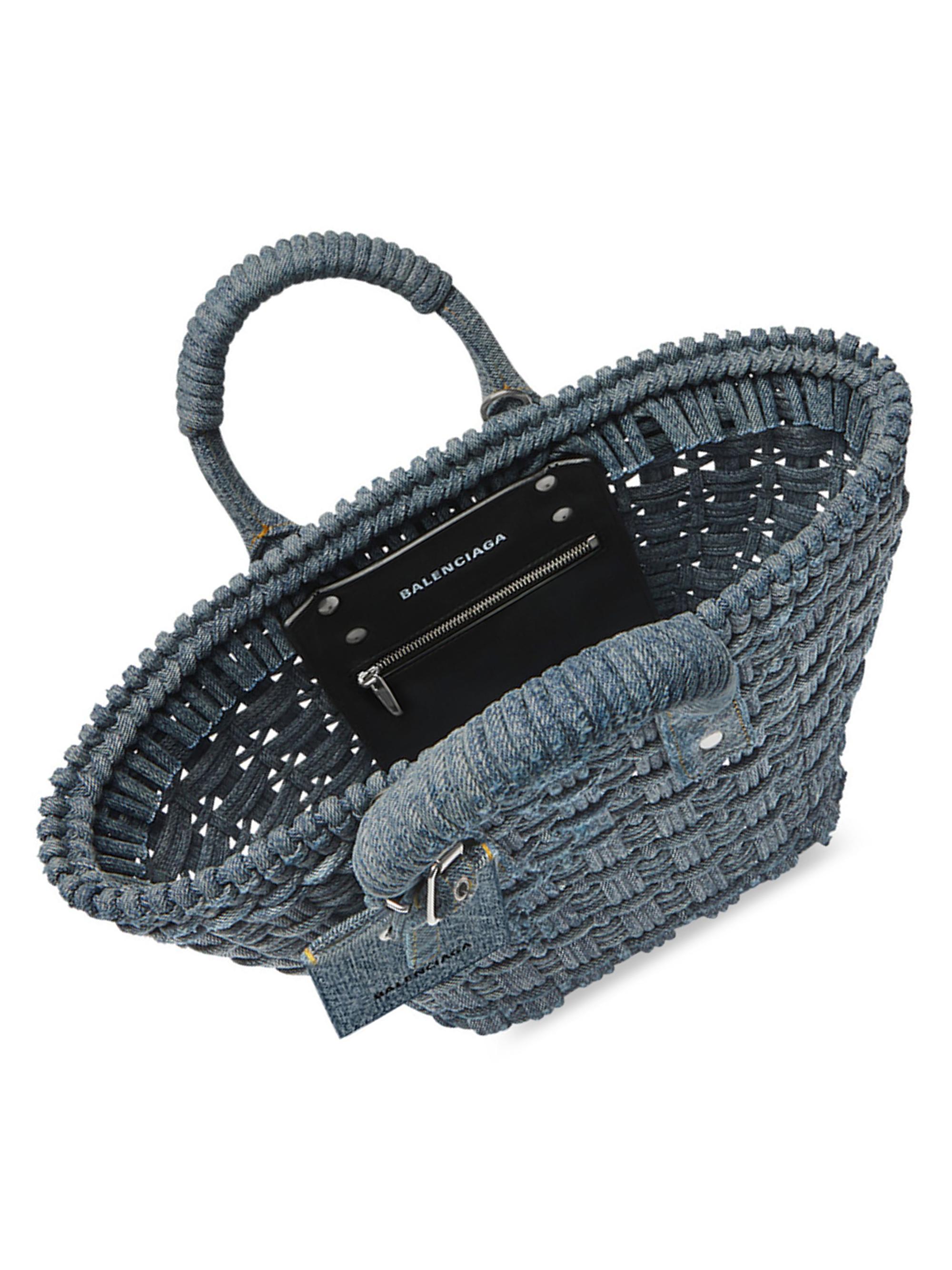 BALENCIAGA ビストロXSブラック かごバッグ Balenciaga bistro xs ブラック Balenciaga Bistro XS Basket