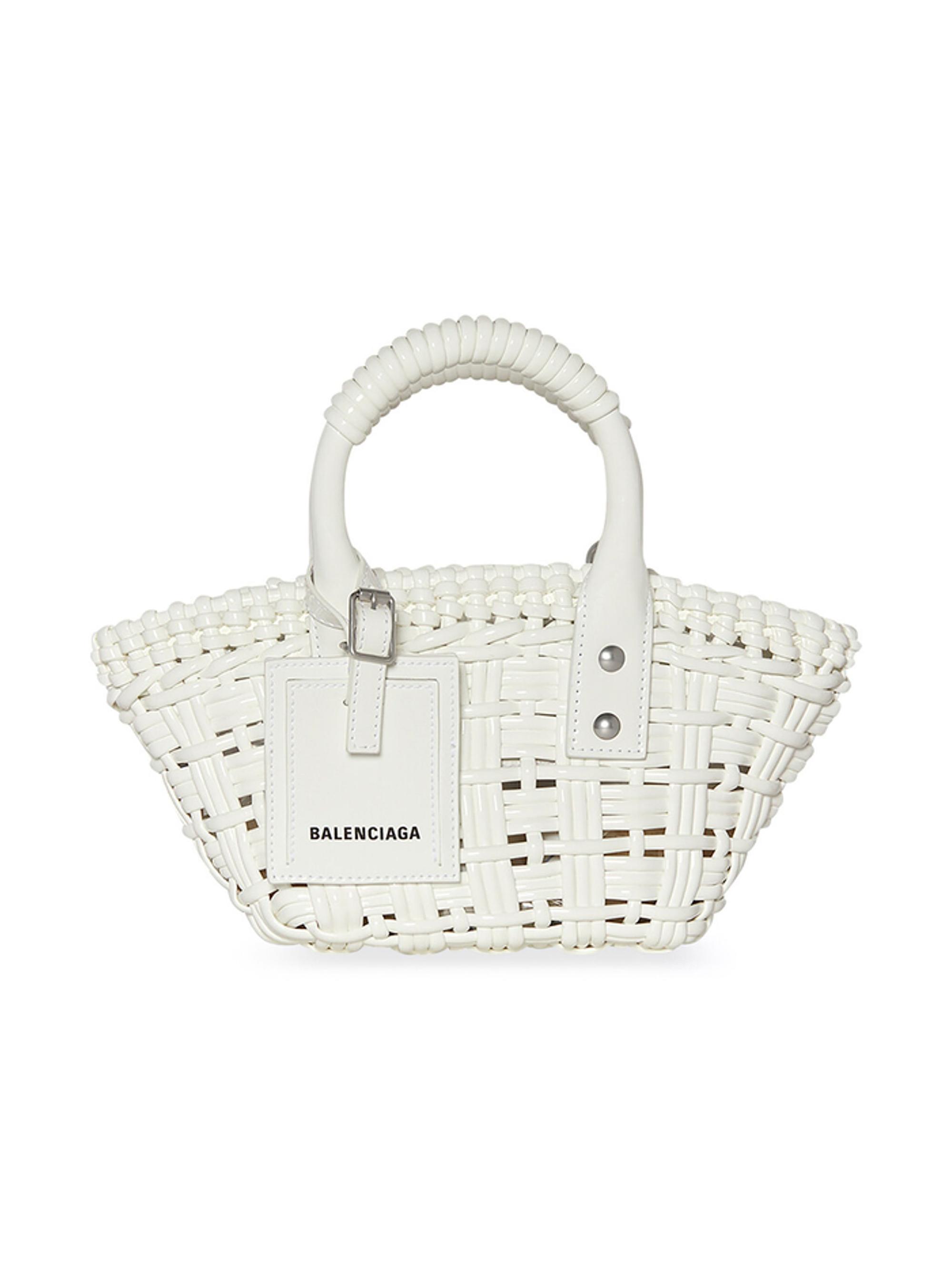 Balenciaga Women's Bistro XXS Basket With Strap - Light Pink