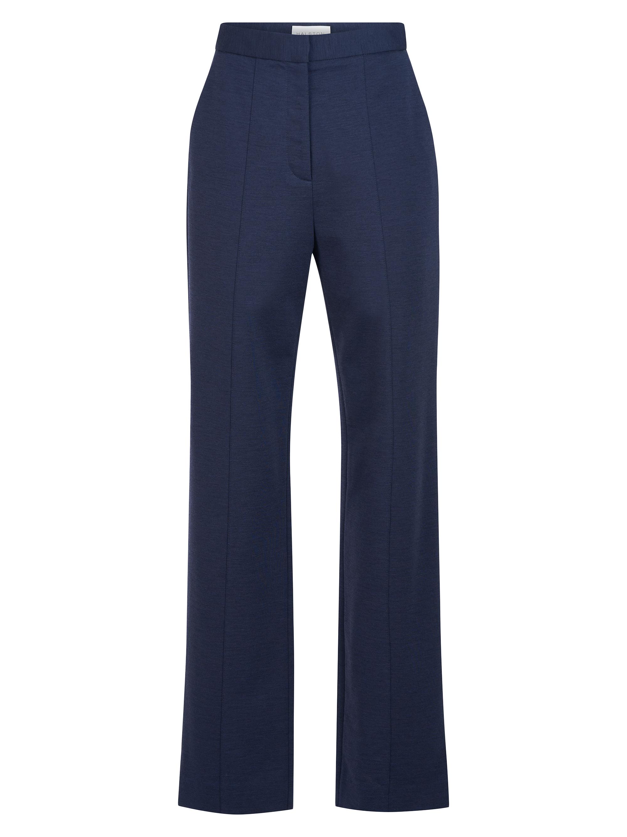 Halston Women's Collins Wool-Blend Tailored Pants - Midnight