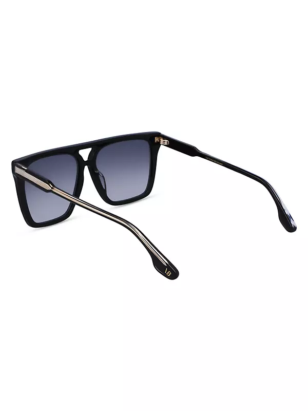 Victoria Beckham V Plaque Frame Sunglasses