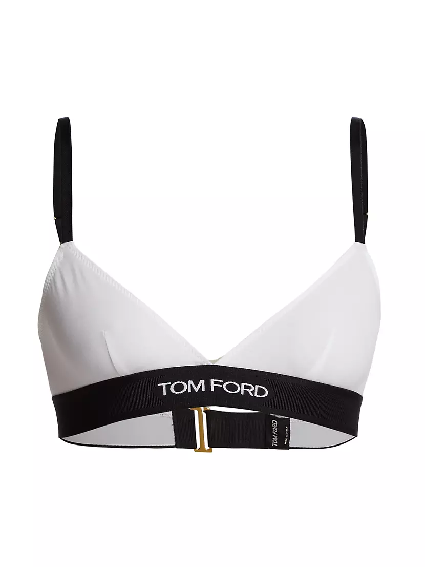 Logo modal jersey bra top - Tom Ford - Women | Luisaviaroma