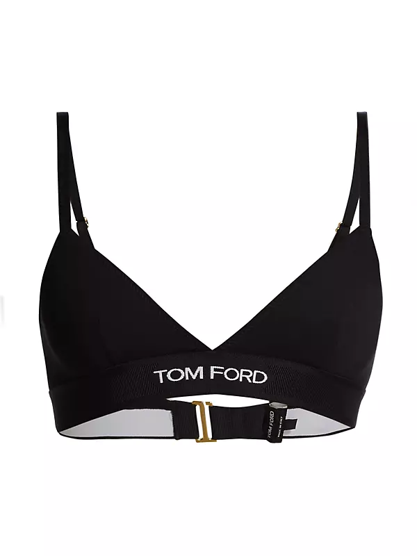 Women's Signature Logo Bra Top, TOM FORD