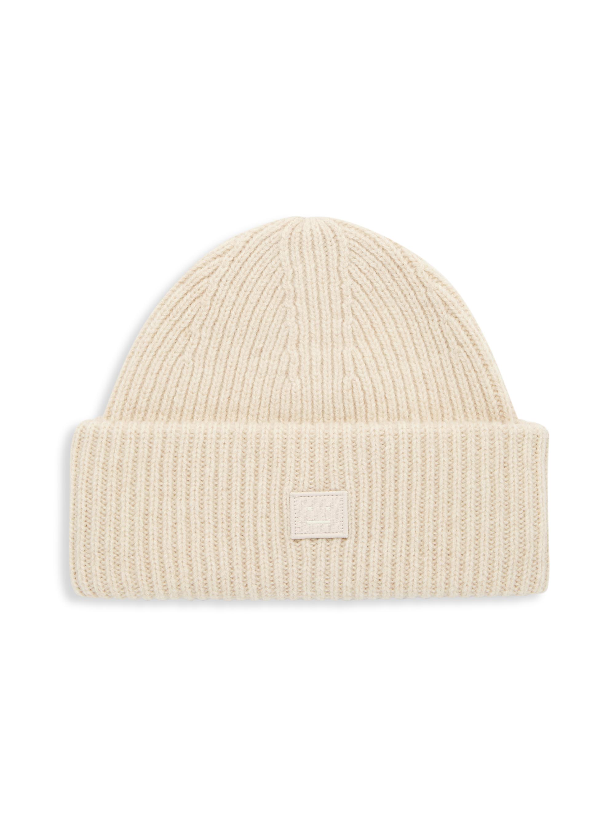 Acne Studios Pansy-N-Face Wool Beanie | Saks Fifth Avenue