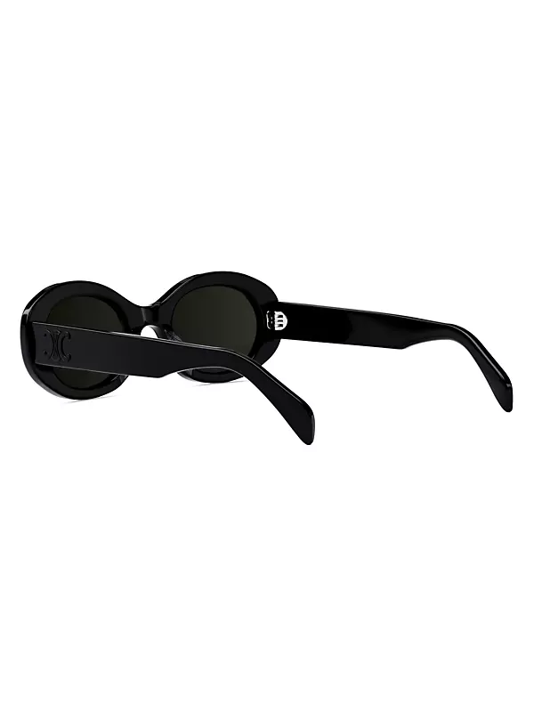 Triomphe Geometric Sunglasses, 54mm