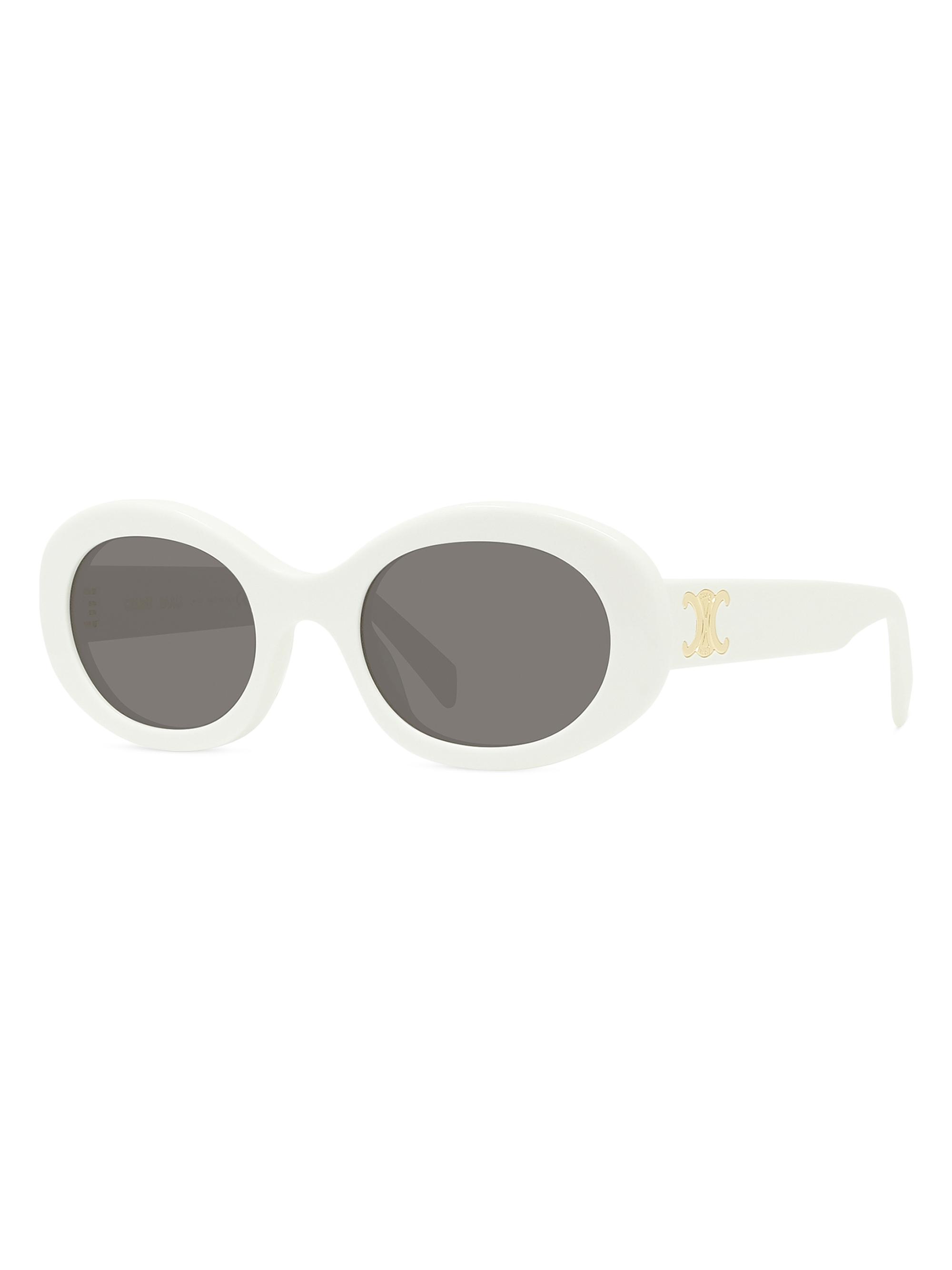 CELINE Women's Triomphe 52MM Oval Sunglasses -  Smoke