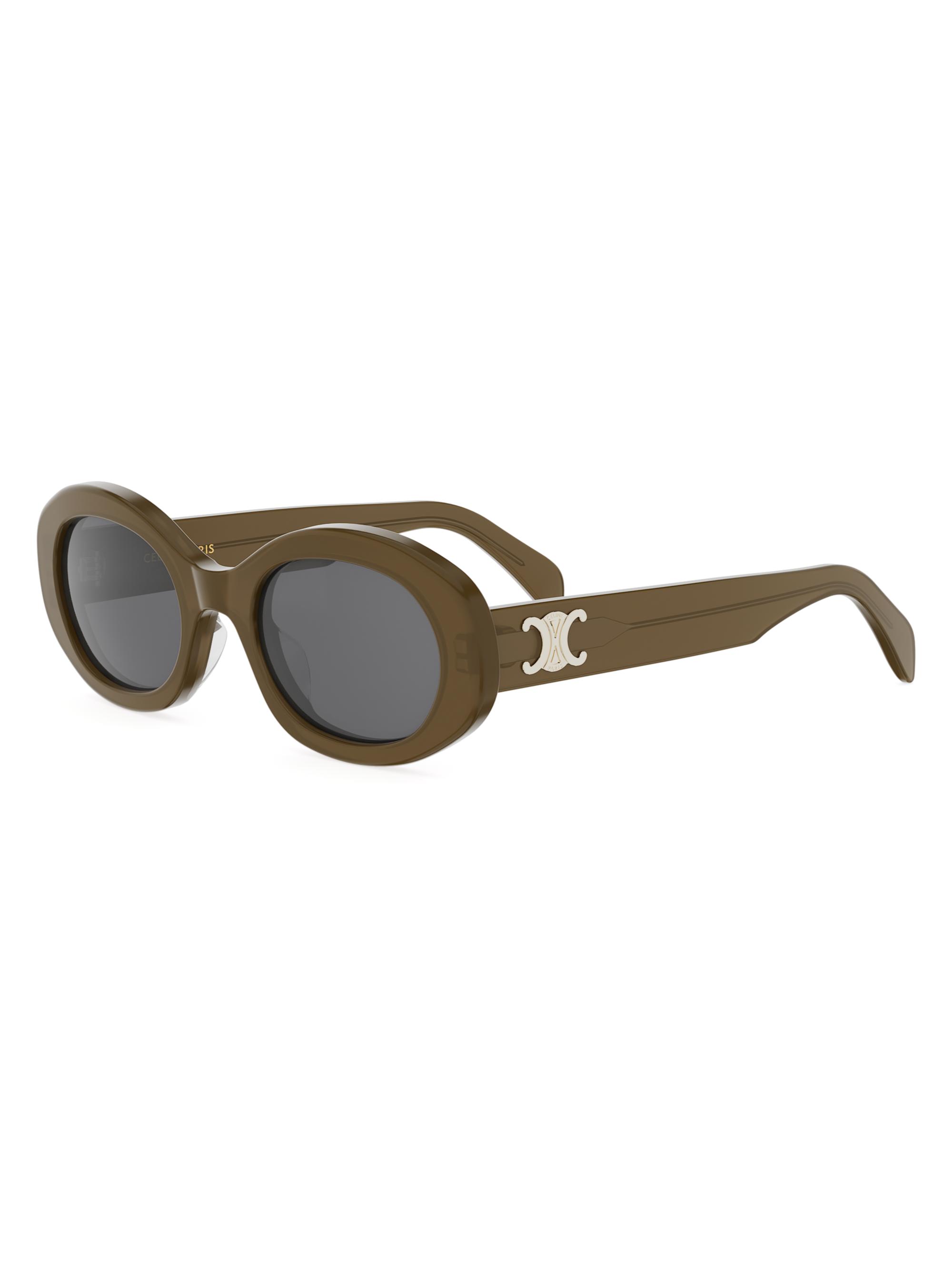CELINE Triomphe 55MM Rectangular Sunglasses | Saks Fifth Avenue