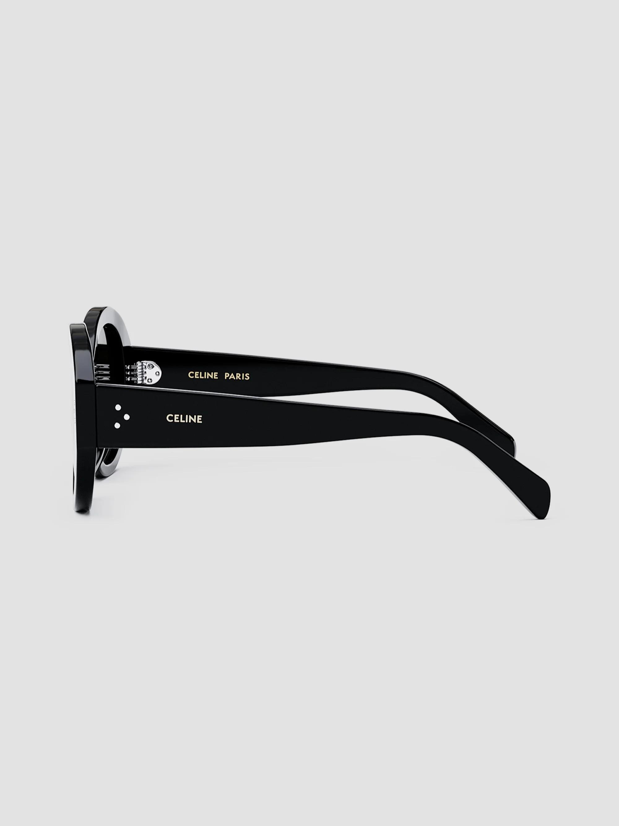 CELINE Bold 3 Dots 53MM Round Sunglasses | Saks Fifth Avenue display picture 3