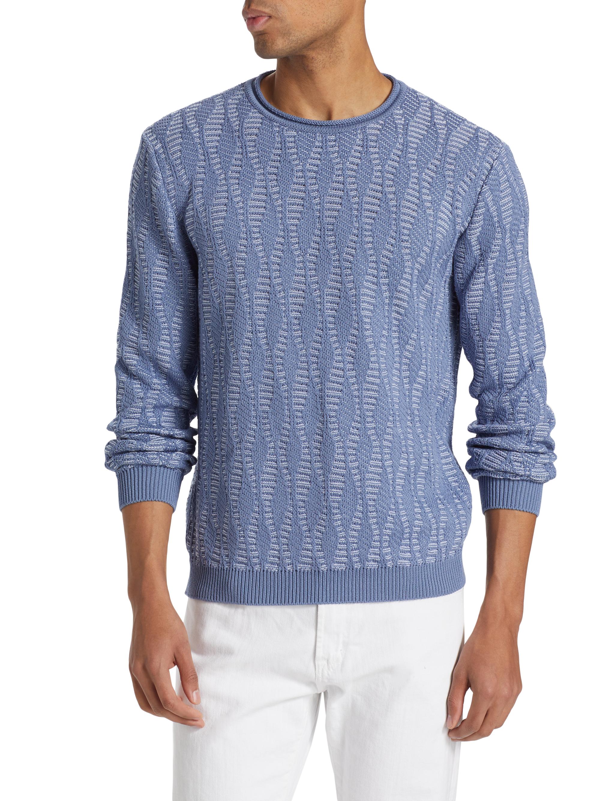 Giorgio Armani Cotton Oversized Sweater | Saks Fifth Avenue