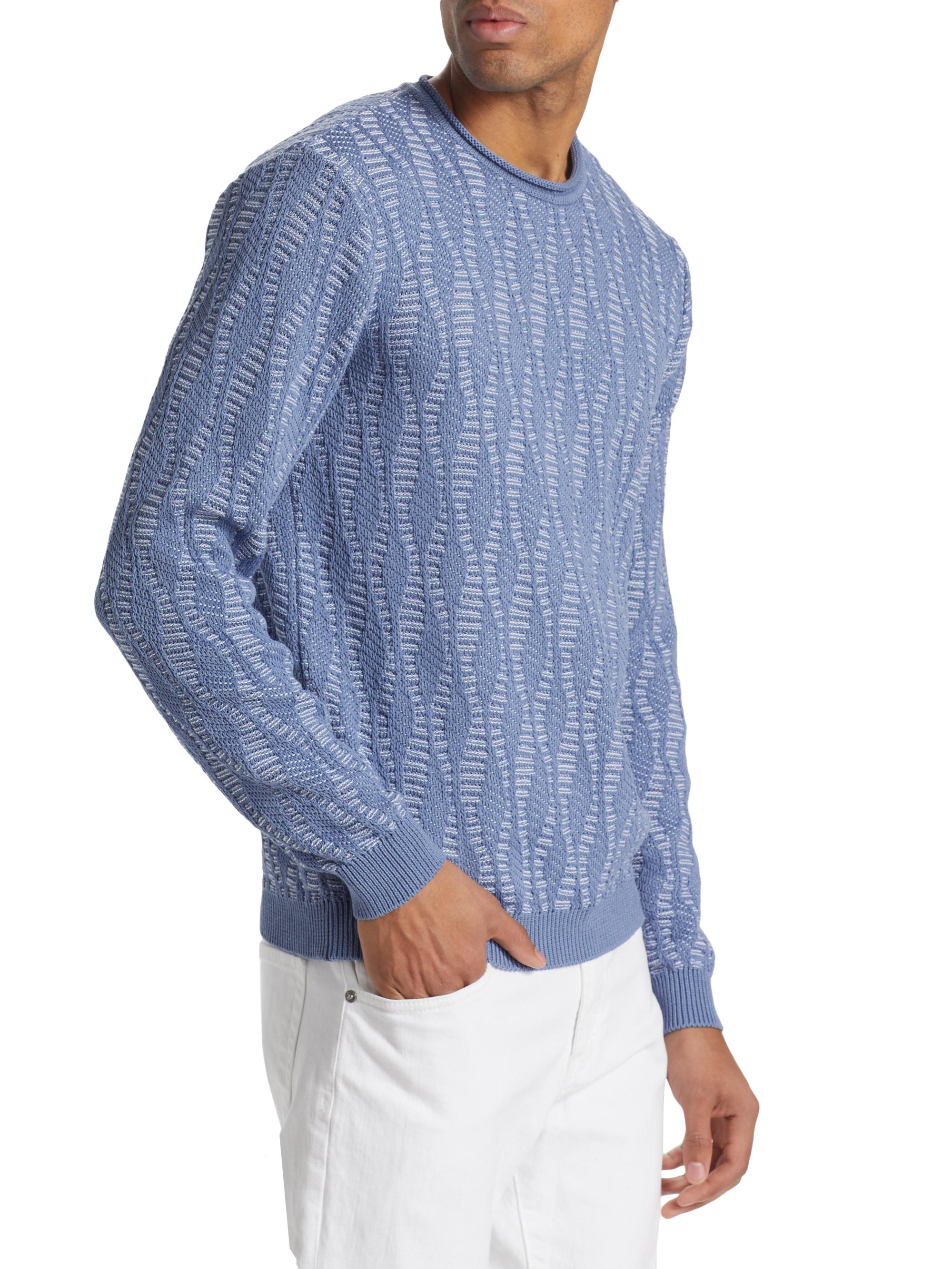 Giorgio Armani Cotton Oversized Sweater | Saks Fifth Avenue