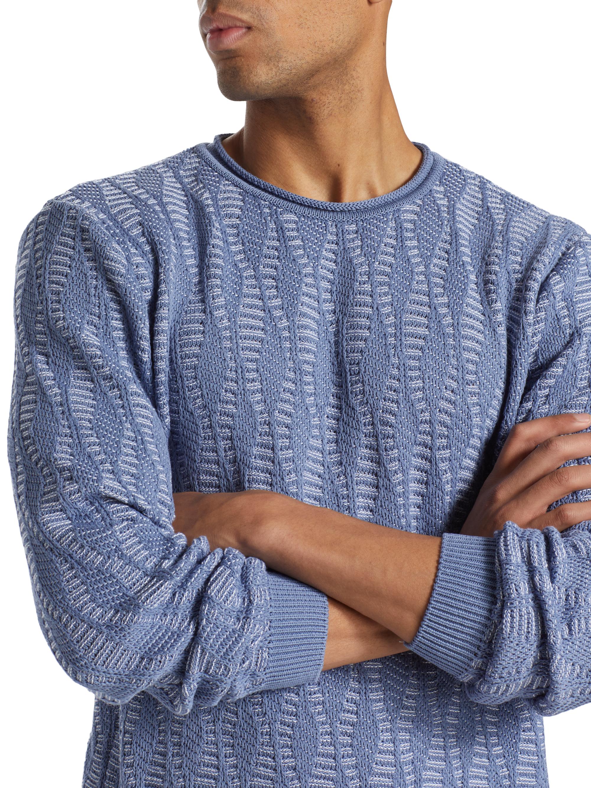 Giorgio Armani Cotton Oversized Sweater | Saks Fifth Avenue