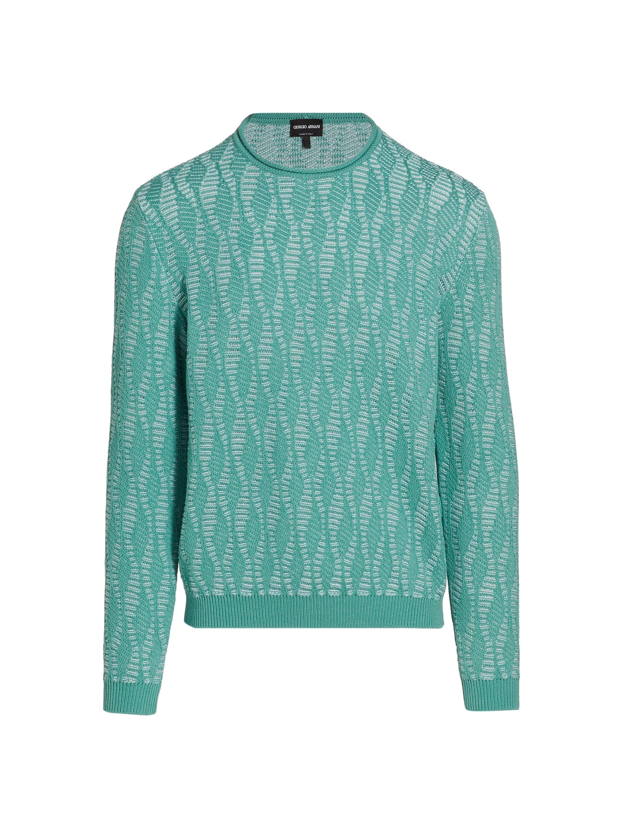 giorgio armani cotton oversized sweater