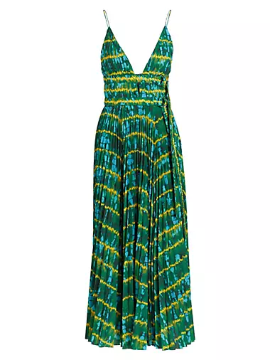 Winda Dyed Buckle Midi-Dress