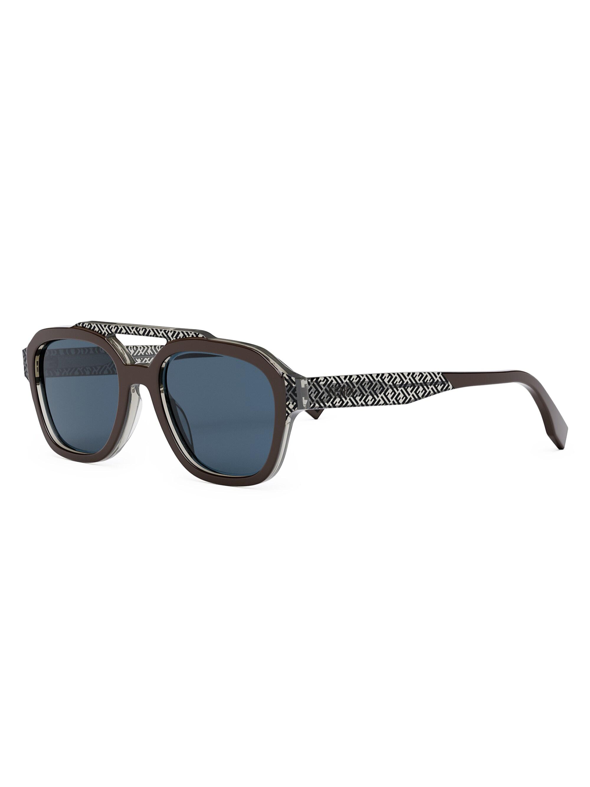 Fendi ロゴデザイン サングラス Fendi 52MM Logo Acetate Sunglasses | Saks Fifth Avenue