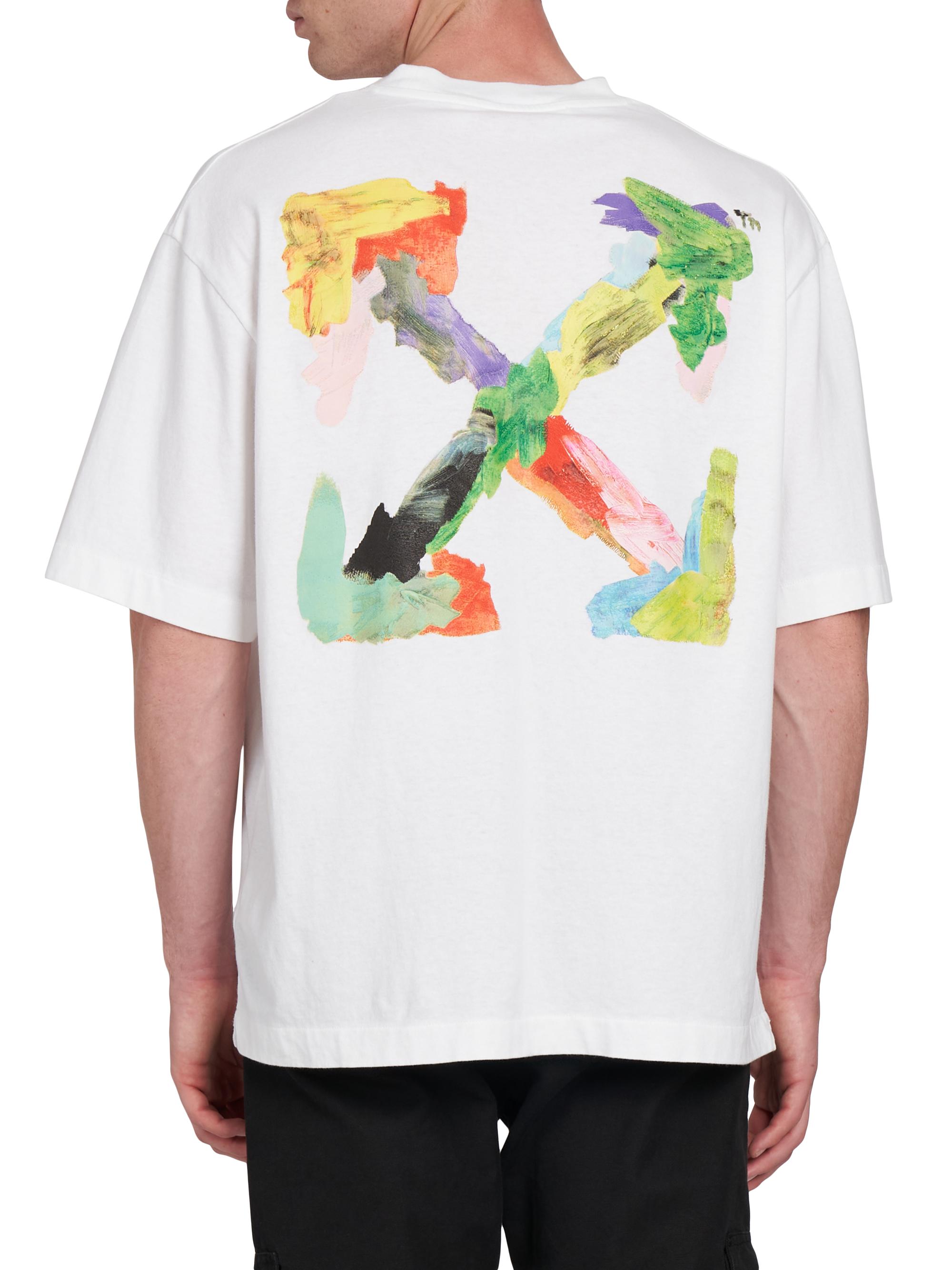 Off-White Brush Arrow Logo Skate T-Shirt | Saks Fifth Avenue