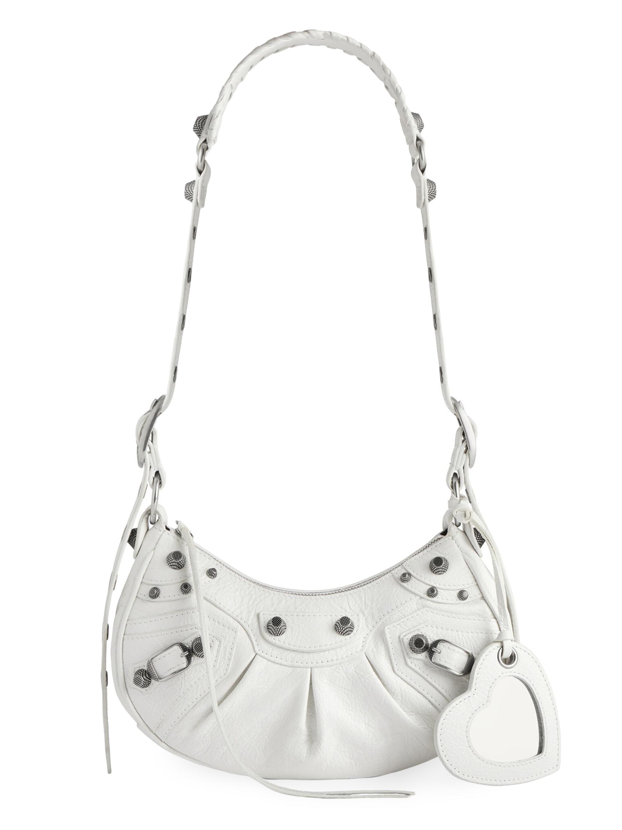 Balenciaga Women's Le Cagole  Shoulder Bag - Optic White | Thumbnail 5