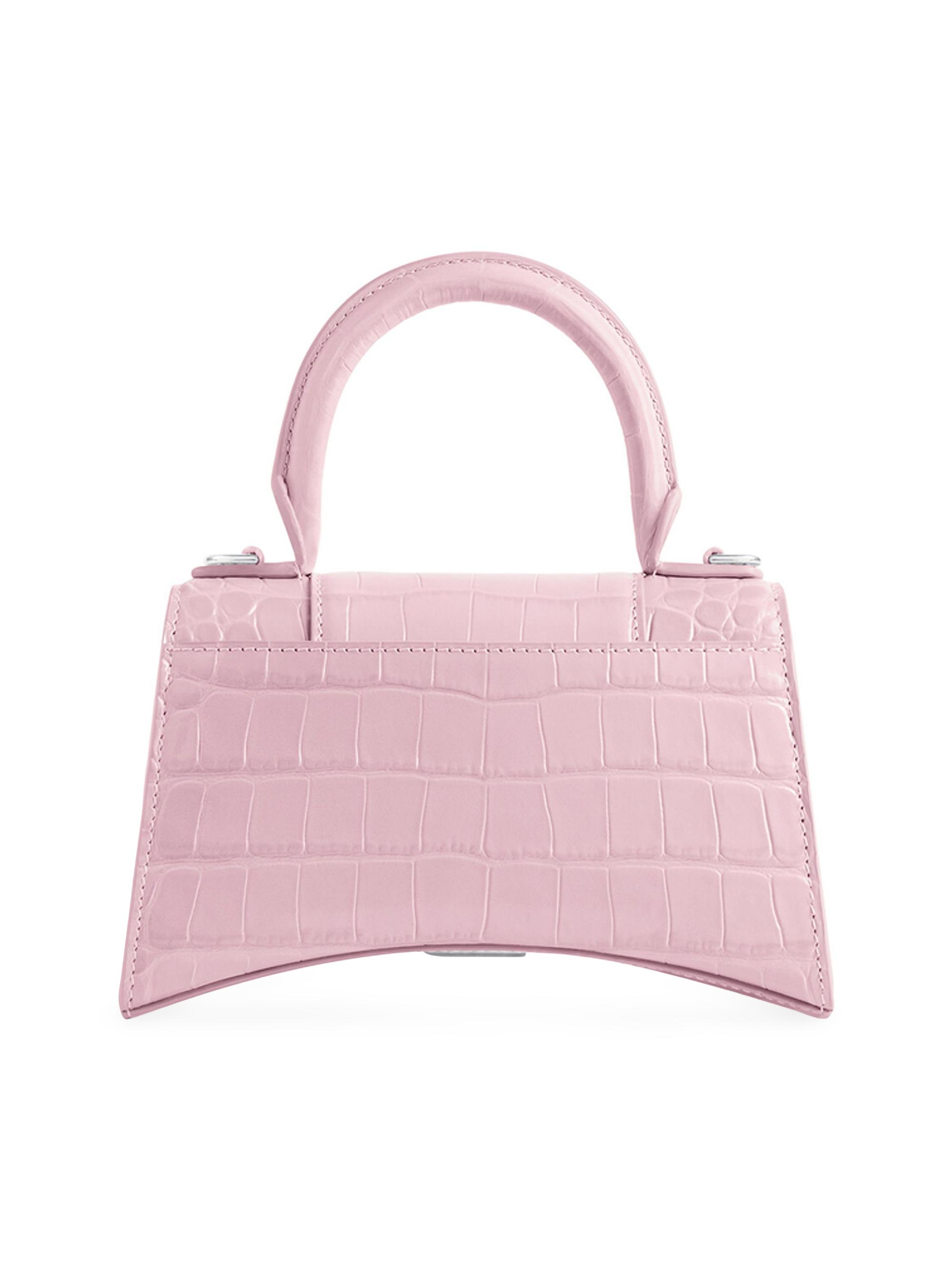 Balenciaga Hourglass XS Handbag Crocodile Embossed | Saks Fifth Avenue