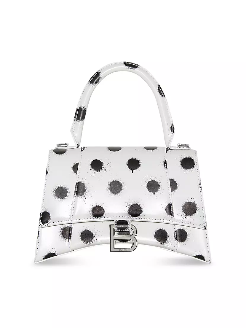 Hourglass Bag With Polka Dots BALENCIAGA