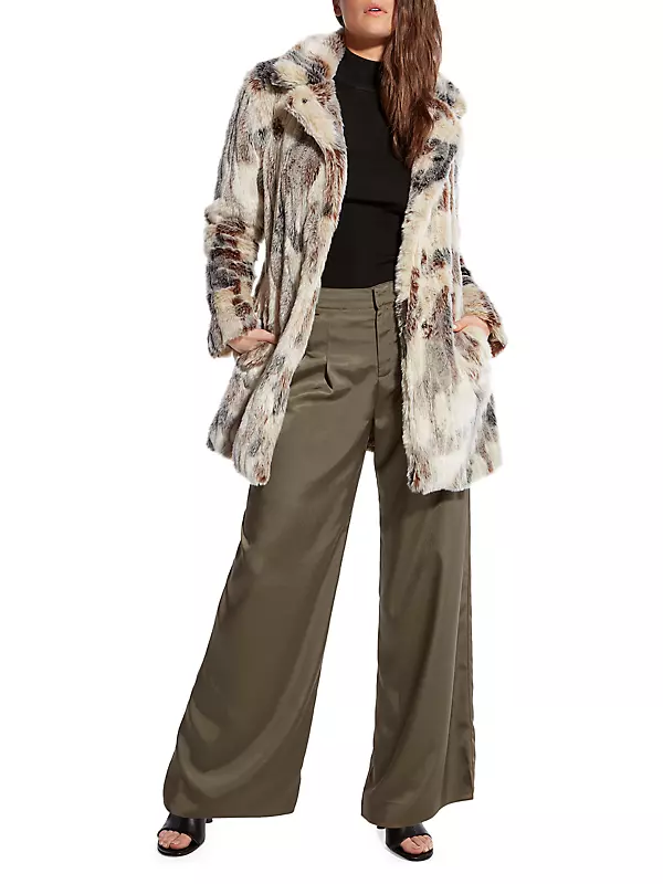 As by DF Women's Alexa Faux Fur Jacket - Autumn - Size Xs