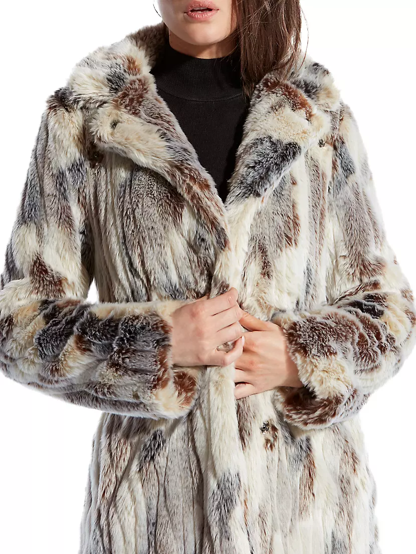 Alexa Coat Faux Fur – Maison De Mode