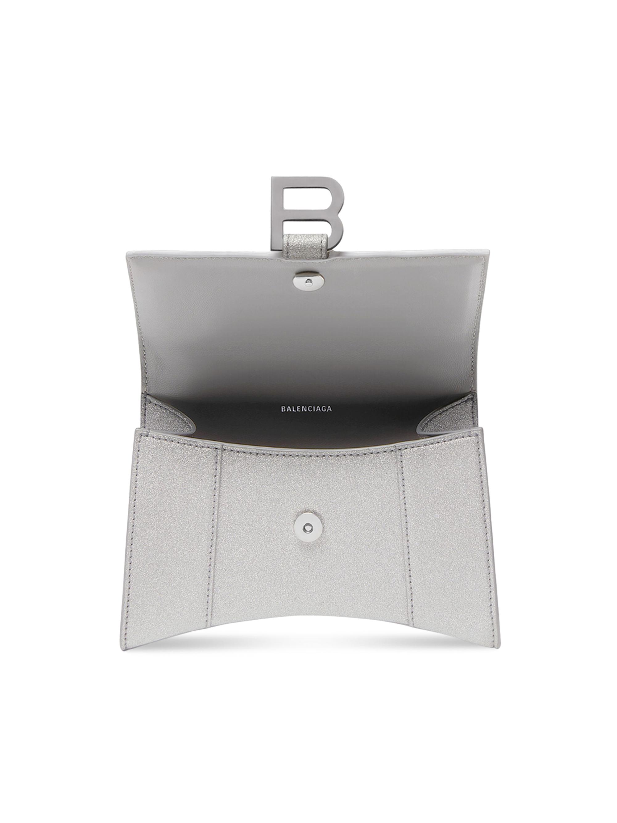 Balenciaga Hourglass XS Handbag In Sparkling Fabric | Saks Fifth