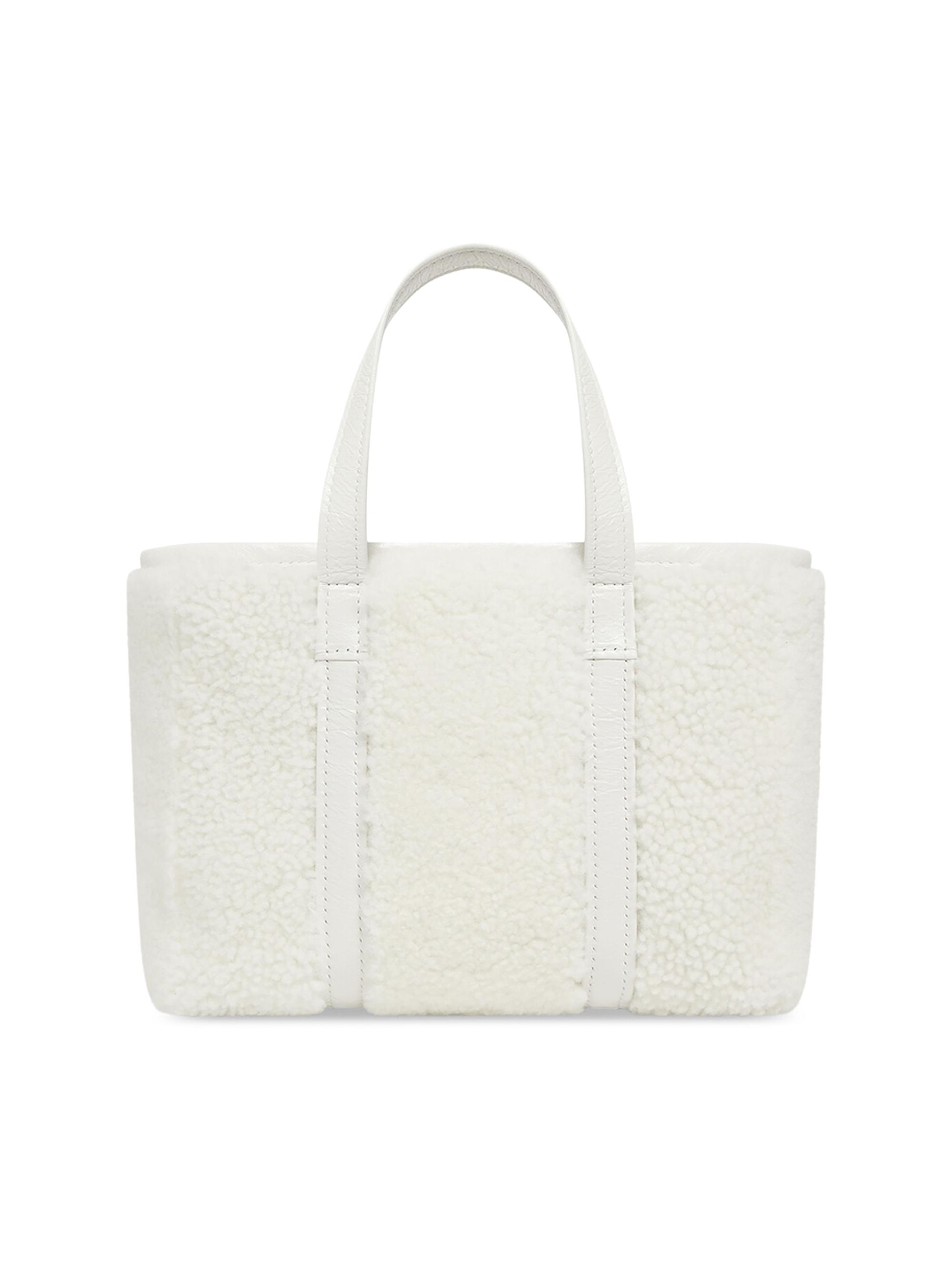 BALENCIAGA BARBES LARGE ハンドバッグ バッグ ラムスキン BALENCIAGA Barbes Wool Tote Bag – Second Edition NY