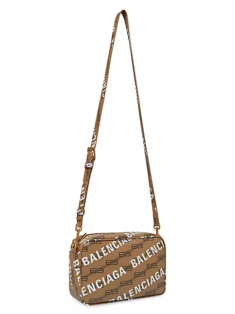 Balenciaga Everyday Camera Bag Printed Leather Small