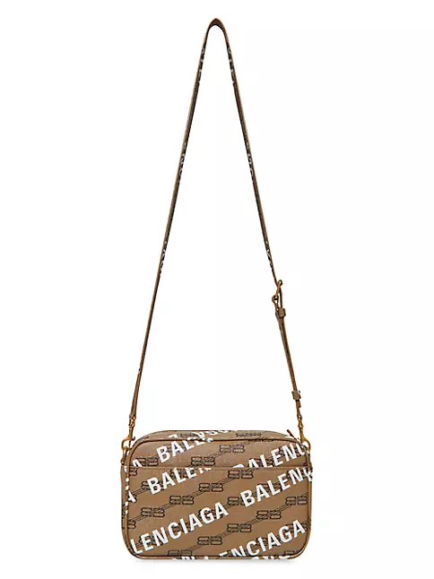 Shop Balenciaga Signature Small Camera Bag BB Monogram Coated Canvas And  Allover Logo