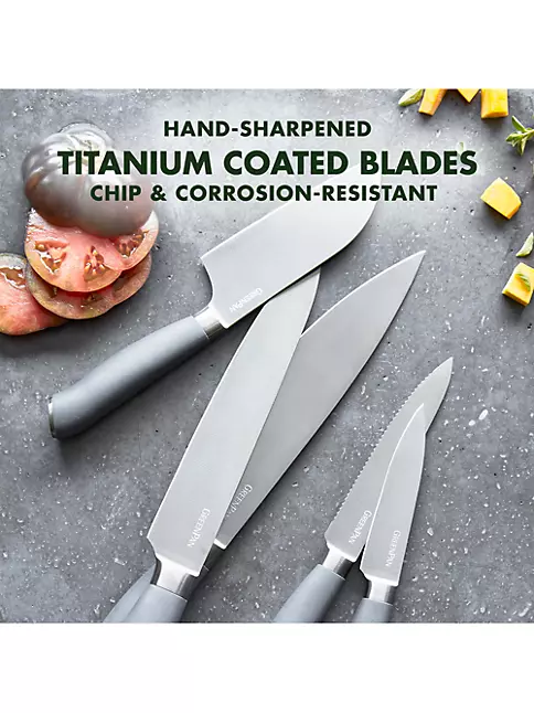 GreenPan Titanium 15-Piece Knife Block Set